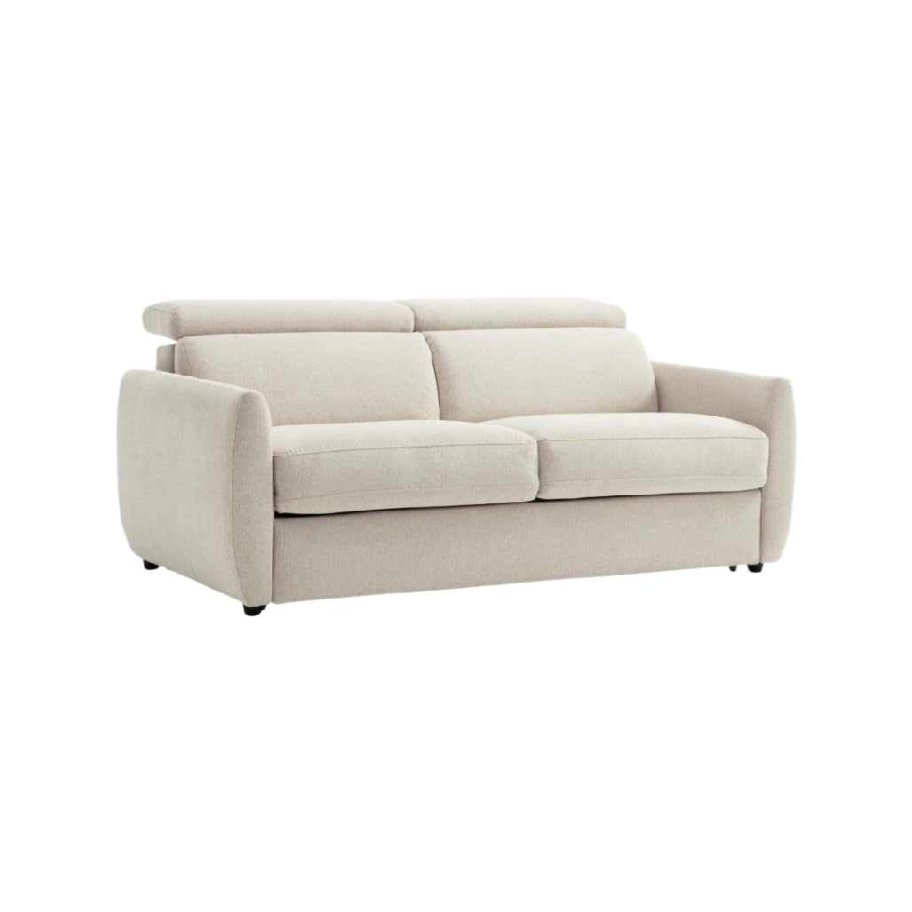 Sofa bed for living room in fabric - 200 x 90 x 85