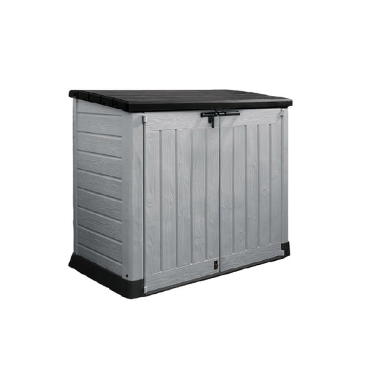 Outdoor Storage Box for Garden Use Made of Durable Resin - 120 x 74 x 86